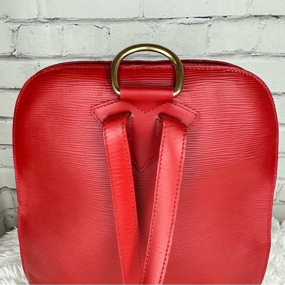 Louis Vuitton Red Epi Leather Backpack Custom - Picture 5 of 16